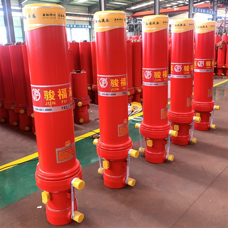 5-Stage Telescopic Hydraulic Cylinders for Dump Trucks