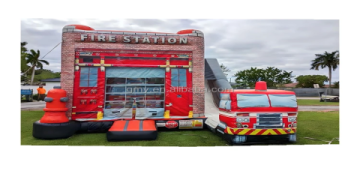 Fire Truck Bounce House Rentals Near Me _ Book Today