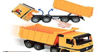 Giant American Plastic Toys_ Durable Dump Truck for Kids