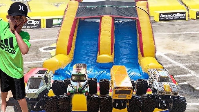 Monster Truck Water Slide_ Epic Aquatic Thrills & Action