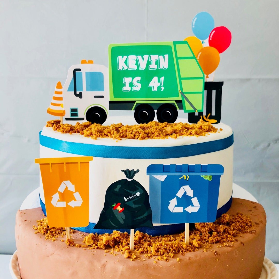 Unique Garbage Truck Cake Toppers for 2025 _ Top Designs & Ideas