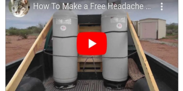 Secure 100 LB Propane Tank Holder for Your Food Truck Setup