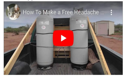 Secure 100 LB Propane Tank Holder for Your Food Truck Setup