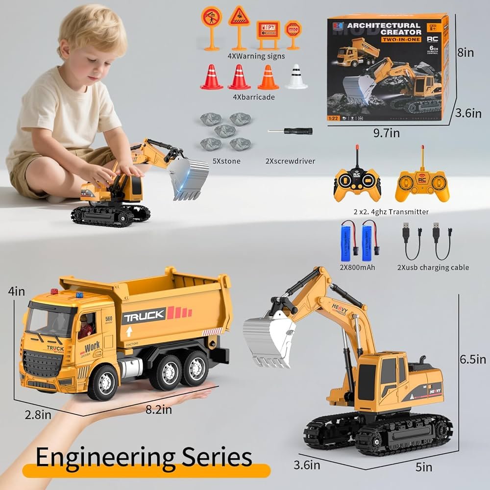 Remote Control Dump Truck and Excavator_ Ultimate Guide