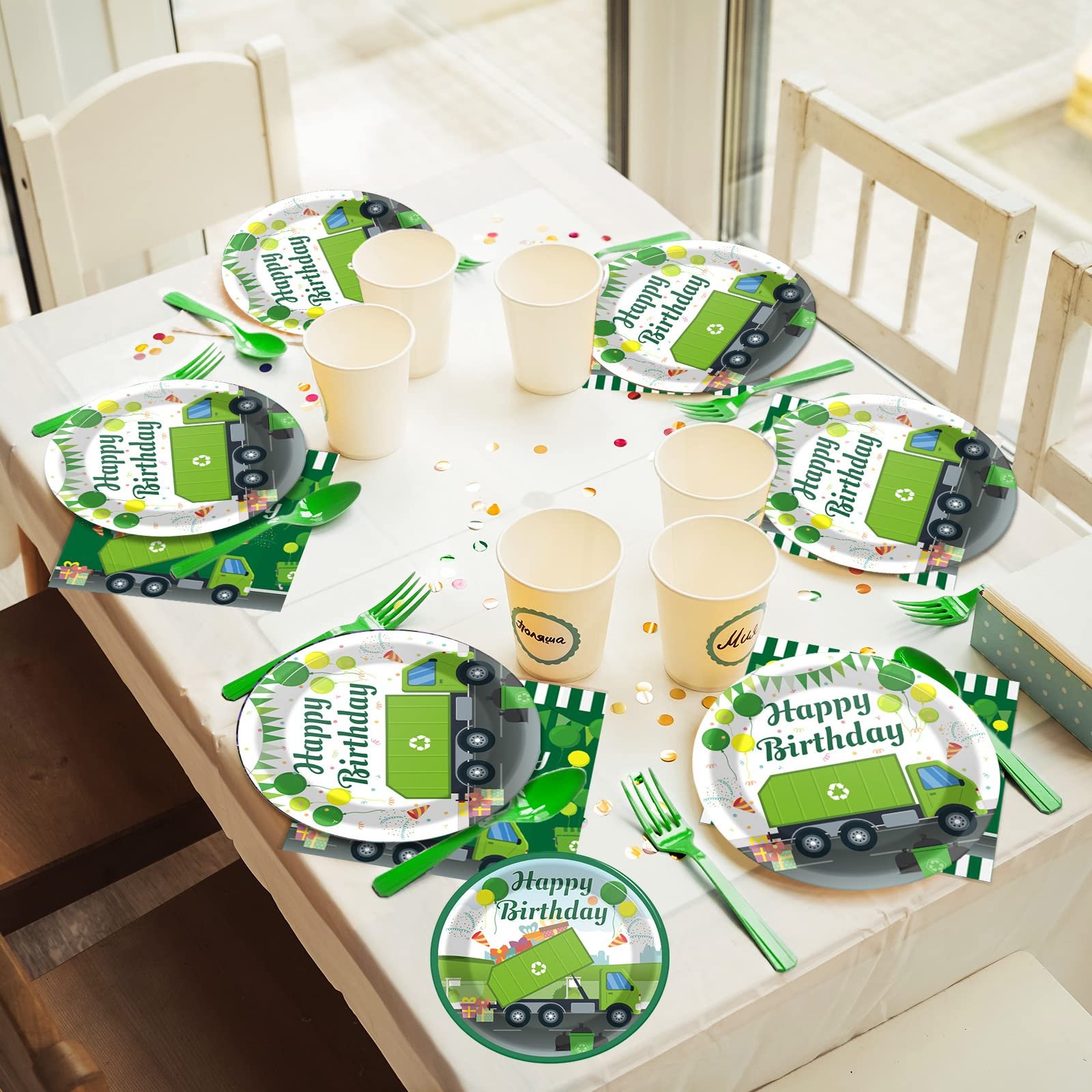 Garbage Truck Party Plates_ Fun Designs & Creative Ideas
