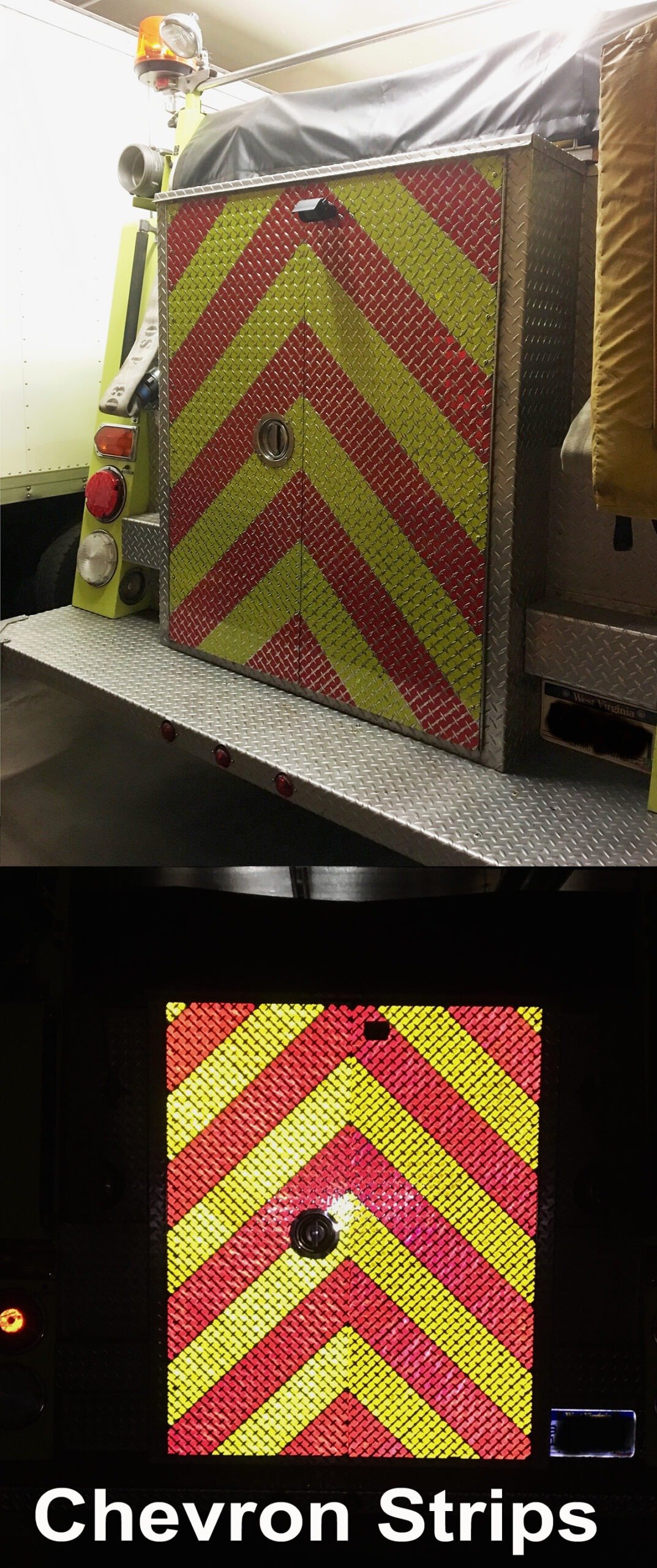 Fire Truck Chevron Pattern Safety & Design Explained