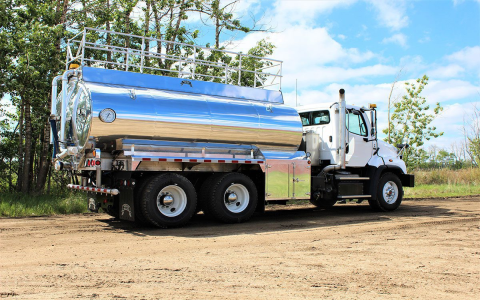 Portable Water Truck Tanks with Pump _ On-Site Solutions