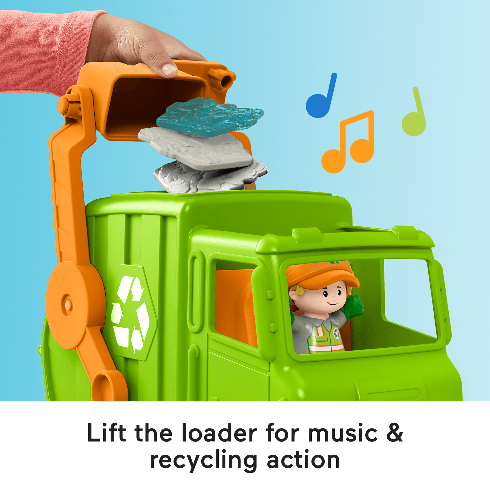 Fisher Price Garbage Truck_ Durable & Fun Toy for Kids
