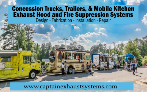 Food Truck Exhaust Hood with Fire Suppression System Guide