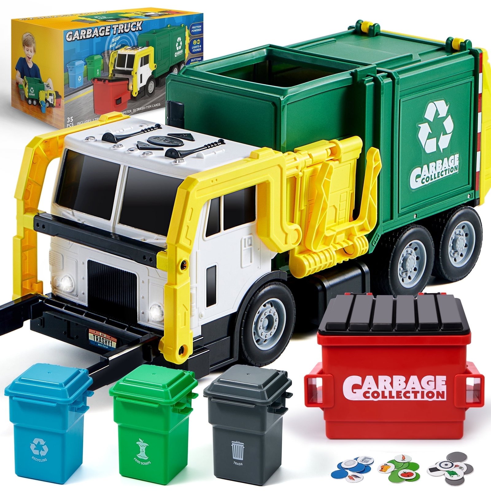 Top Garbage Truck Toys at Walmart _ Durable & Fun Play Vehicles