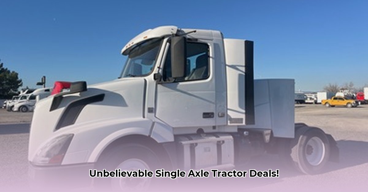 Your Guide to Finding a Quality Single Axle Tractor for Sale