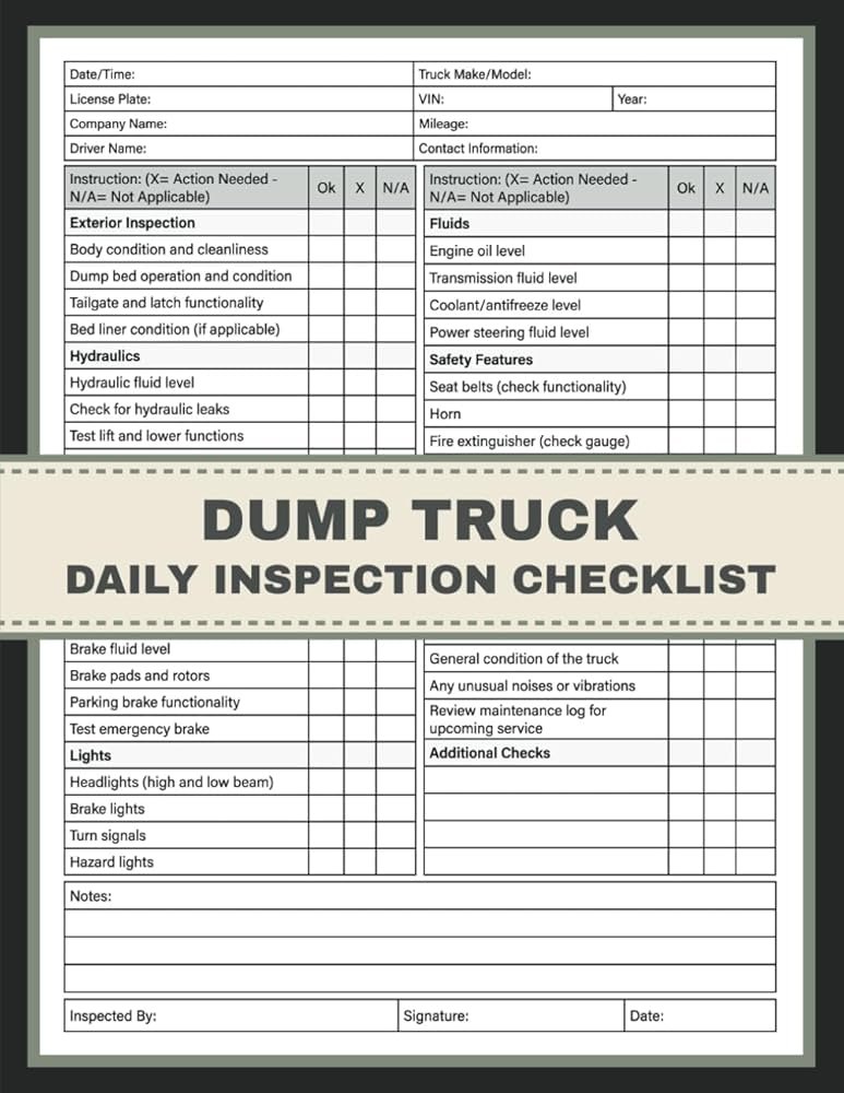 Essential Dump Truck Ladder Maintenance and Inspection Guide