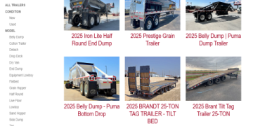 Half Round End Dump Trailers for Sale _ Find Your Hauler Today