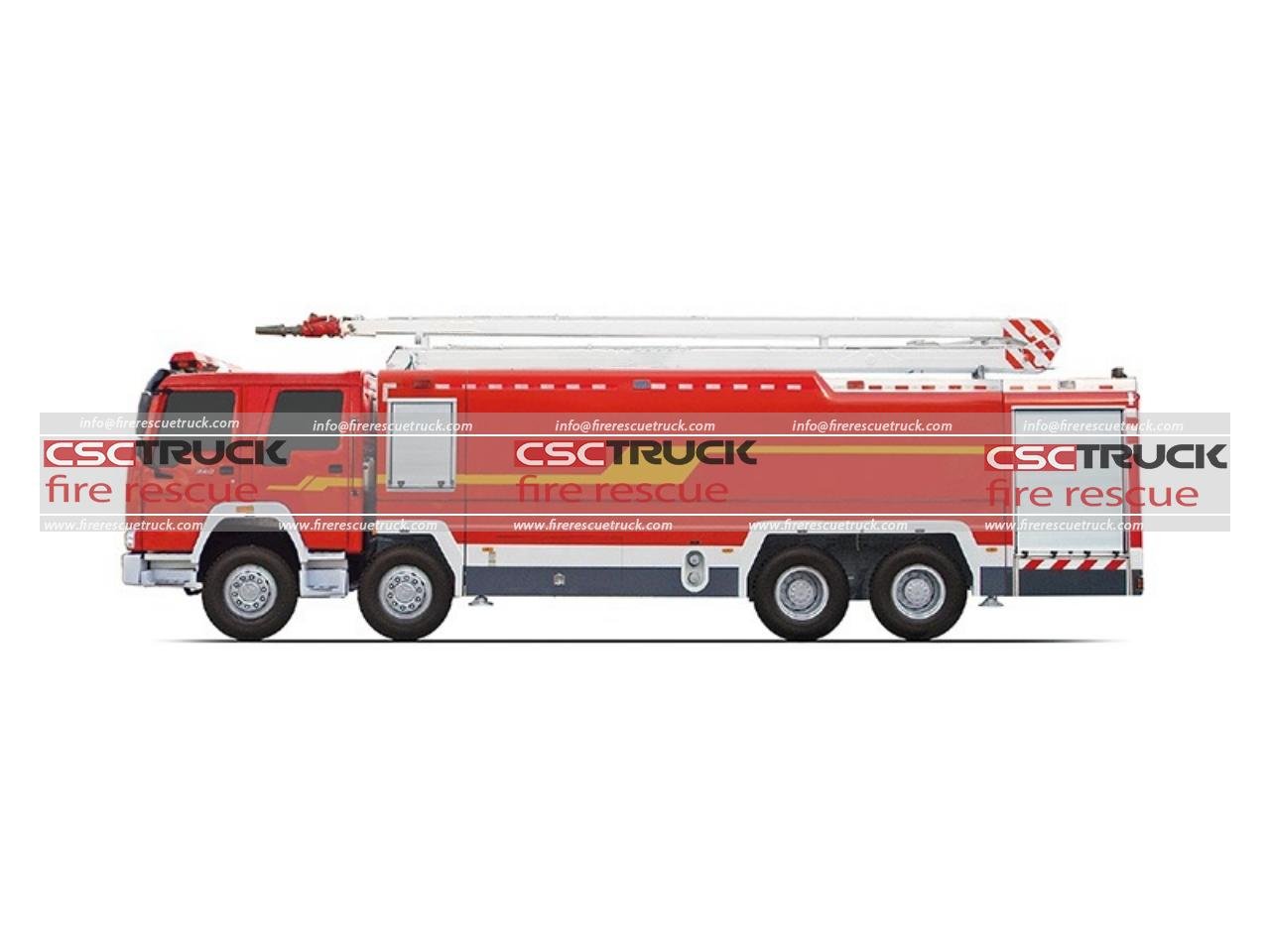 Water Foam Fire Truck OEM  Heavy Duty Fire Rescue