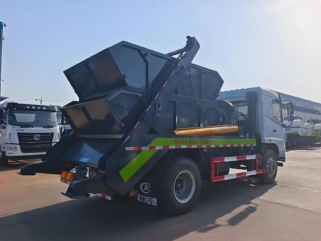 Swing Arm Garbage Truck  Urban Waste Collection
